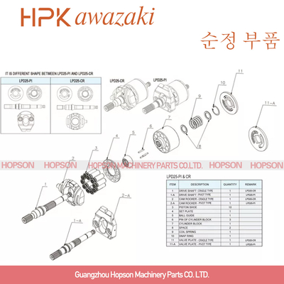 PC35MR 굴삭기 유압 펌프부 LPD25 0